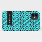 HeXaGoN Aqua Weave Pattern iPhone 5 Hoesje (Achterkant (horizontaal))