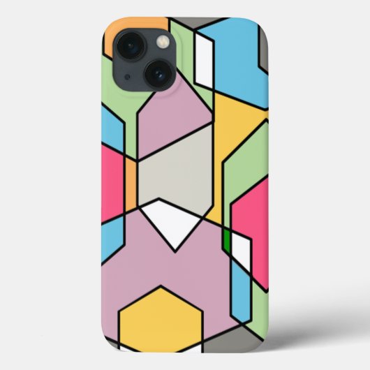 Hexagon Bauhaus - Pastels Case-Mate iPhone Case (Achterkant)