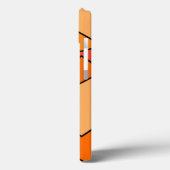 Hexagon Bauhaus - Sinaasappel Case-Mate iPhone Case (Achterkant / Links)