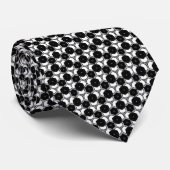 Hexagon Black & White Pattern Mode stropdas (Opgerold)