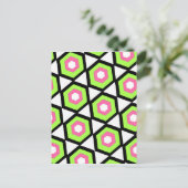 Hexagon Briefkaart (Staand voorkant)