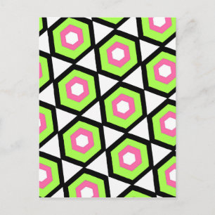 Hexagon Briefkaart