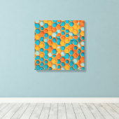 Hexagon Canvas Afdruk (Insitu (Houten vloer))