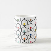 Hexagon Chains café Mug (Centre)