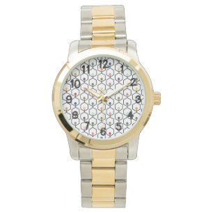 Hexagon Chains Horloge