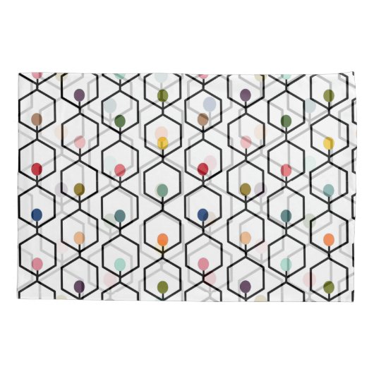 Hexagon Chains Kussensloop (Achterkant)