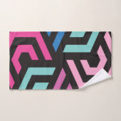 Hexagon Geometric Pattern Bad Handdoek (Handdoek)