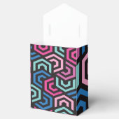 Hexagon Geometric Pattern Bedankdoosjes (Geopend)