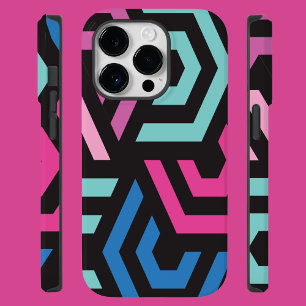 Hexagon Geometric Pattern Case-Mate iPhone 14 Pro Hoesje