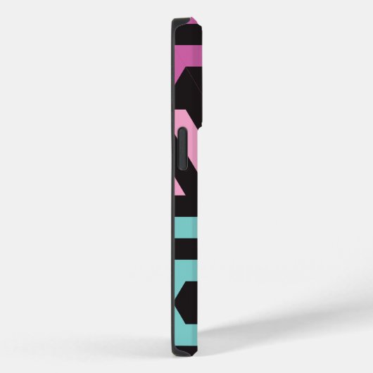 Hexagon Geometric Pattern Case-Mate iPhone Case (Achterkant / Rechts)