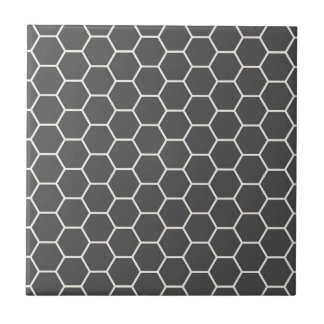 Hexagon Patroon voor steenkoolgrijs Geometrische h Tegeltje