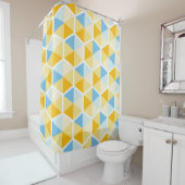 Hexagon Pattern 03 Douchegordijn (In situ)