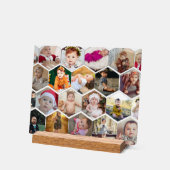 Hexagon Photo Collage Acryl Bord (Hoek)