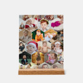 Hexagon Photo Collage Acryl Bord (Voorkant)