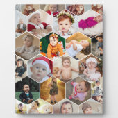 Hexagon Photo Collage Fotoplaat (Voorkant)