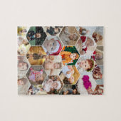 Hexagon Photo Collage Legpuzzel (Horizontaal)