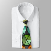 Hexagon Quilt (warme regenboog) Stropdas (Gebonden)