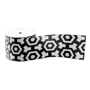 Hexagon Rings Ribbon Grosgrain Lint