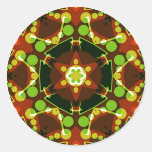 Hexagon Star Geometric Art Sticker