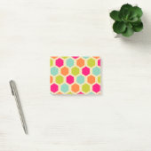 Hexagon-vormen in het  kleurenpatroon post-it® notes (Kantoor)
