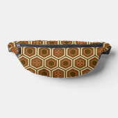 Hexagonal Kimono Imprimer, Brown et beige (Poser)