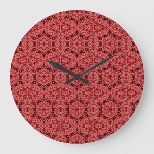 hexagone sur horloge rouge (Recto)