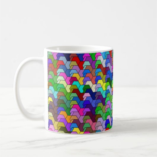 Hexagons à paille 11oz Mug (Gauche)