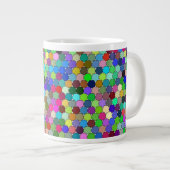 Hexagons de décalage 20oz Mug (Devant droit)