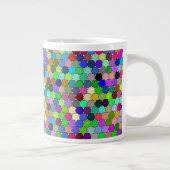 Hexagons de décalage 20oz Mug (Droite)