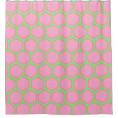 Hexagons Douchegordijn (Voorkant)