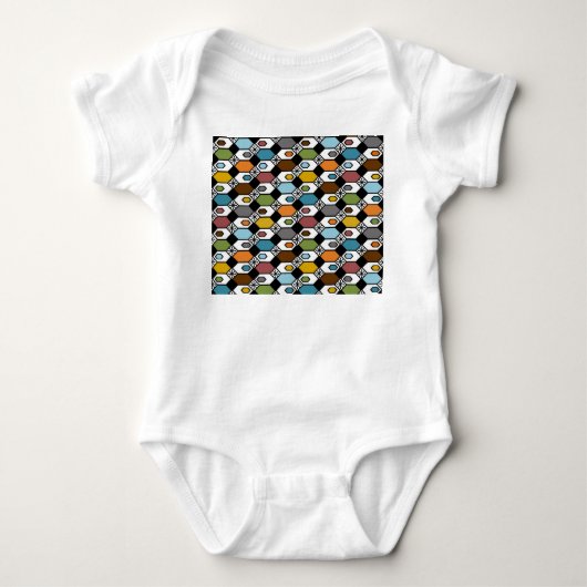 Hexagons en Starbursts Romper (Voorkant)