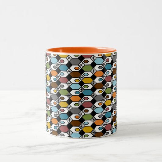 Hexagons et Starburst Mug (Centre)