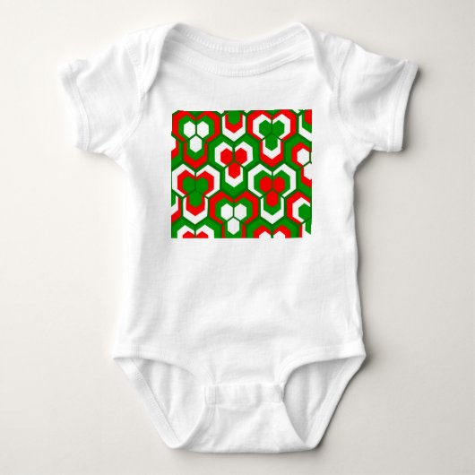 Hexagons Flowers Romper (Voorkant)