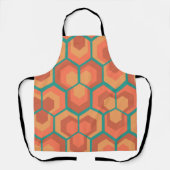 Hexagons Flowers Schort (Voorkant)