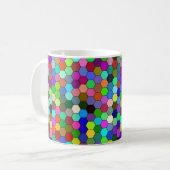 Hexagons horizontaux 11oz Mug (Devant gauche)