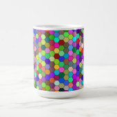Hexagons horizontaux 15oz Mug (Centre)
