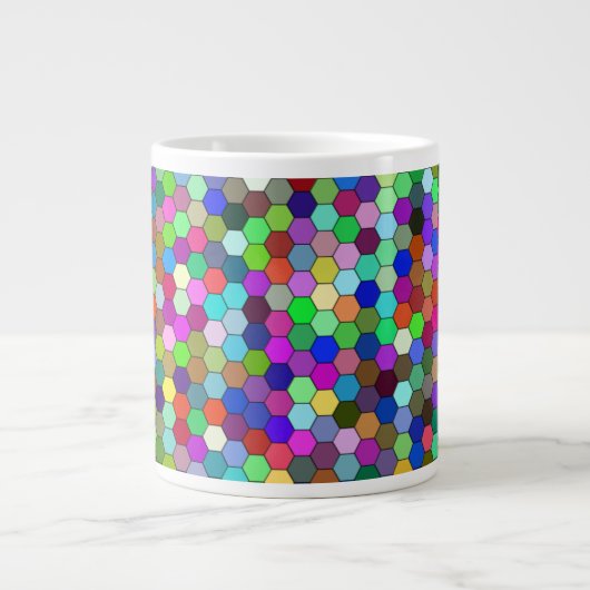 Hexagons horizontaux 20oz Mug (Devant)