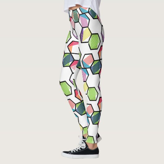 Hexagons met schroefdraad leggings (Links)