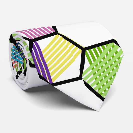 Hexagons met schroefdraad stropdas (Opgerold)
