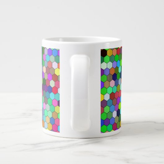 Hexagons verticaux 20oz Mug (Dos)