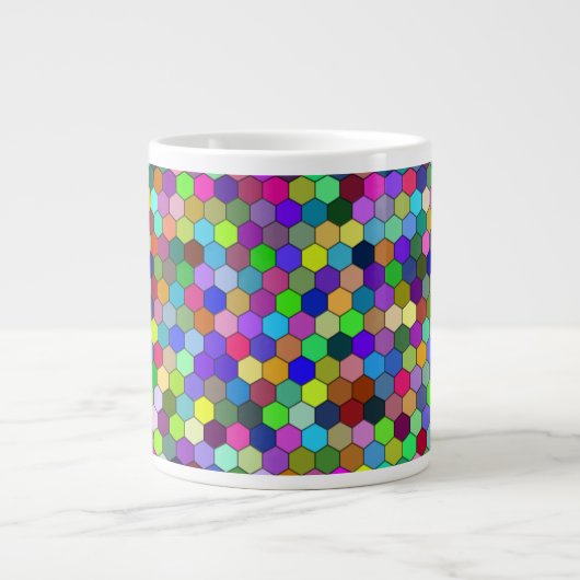 Hexagons verticaux 20oz Mug (Devant)