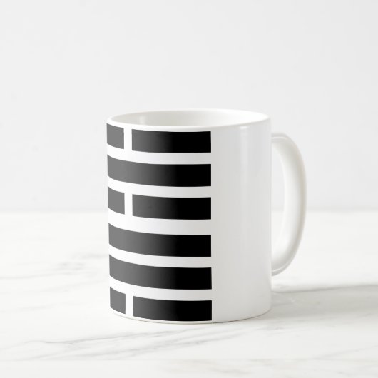 Hexagramme de Ching 48 Mug (Devant droit)