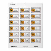 Hexenkürbis Etiket (Full Sheet)