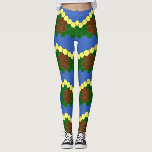 Hexmap-Leggings Leggings (Voorkant)