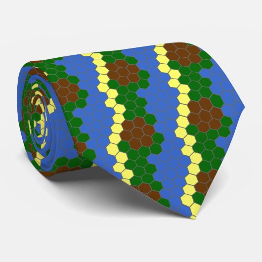Hexmap Stropdas (Opgerold)