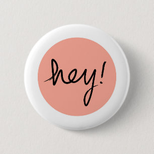 Hey! Abstract Modern Ontwerp Ronde Button 5,7 Cm