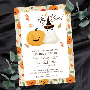 Hey Baby Boo Herfst Halloween Baby shower Kaart