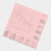 Hey Baby Nom personnalisé Script moderne (Gauche)