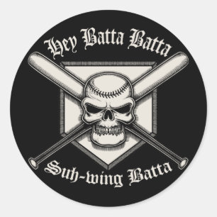 Hey Batta Batta Ronde Sticker