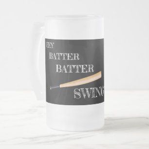 Hey Batter Batter Swing Matglas Bierpul